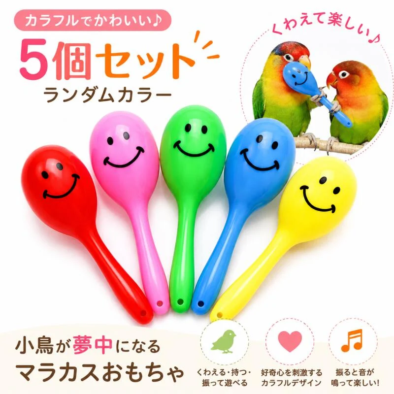 マラカス5個セットの紹介