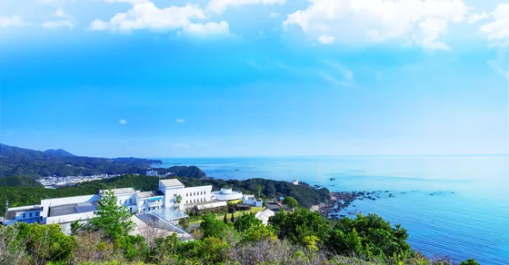 ホテル ベルヴェデーレとすさみの海を見渡す景色