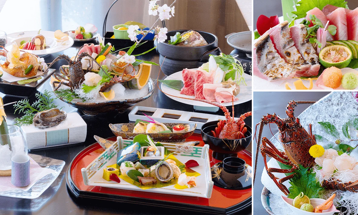 ホテル ベルヴェデーレの料理の一例